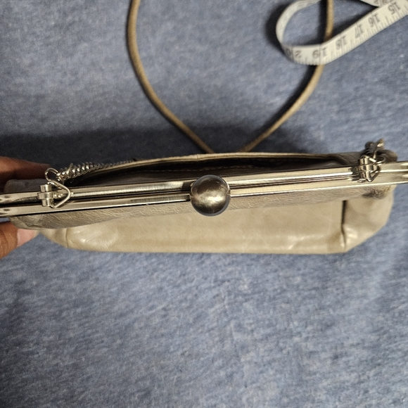 HOBO Gray Leather Shoulder Bag - Picture 12 of 14